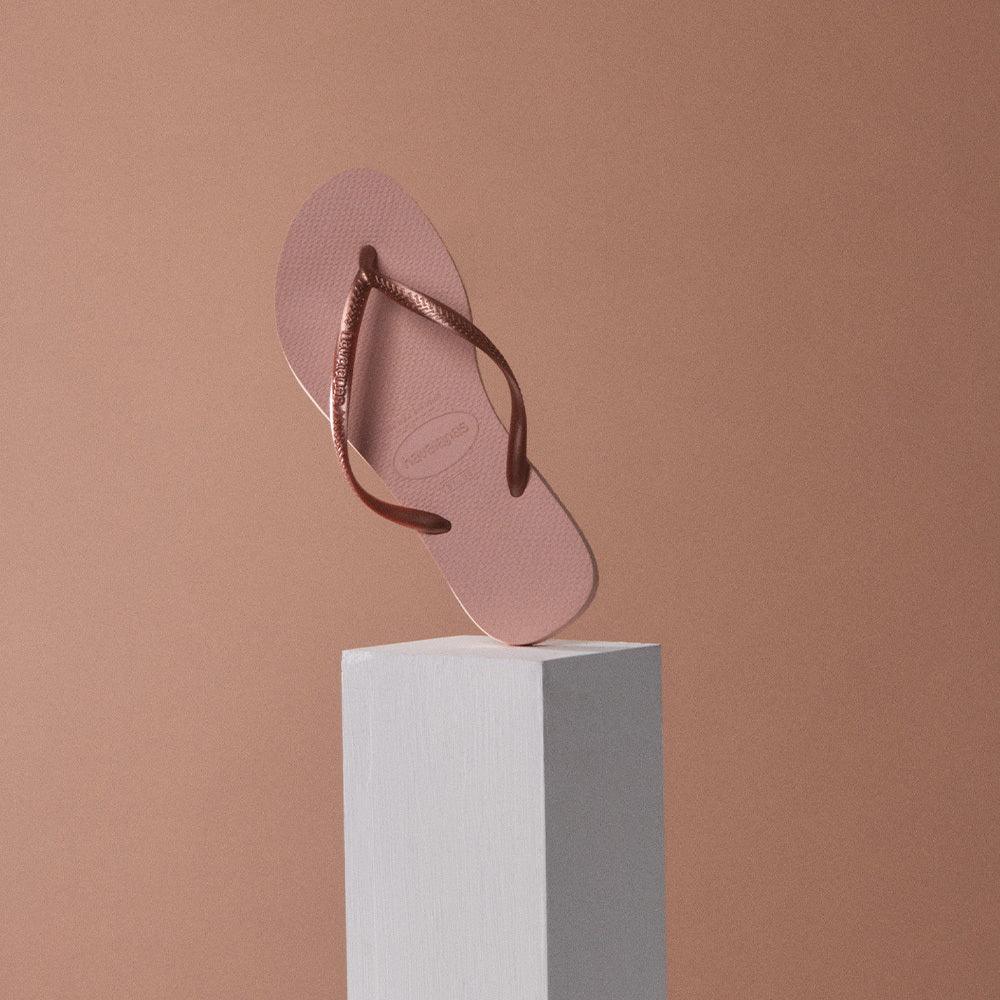 Chinelo Havaianas Slim Rosê: Leveza, Conforto e Estilo Feminino Original