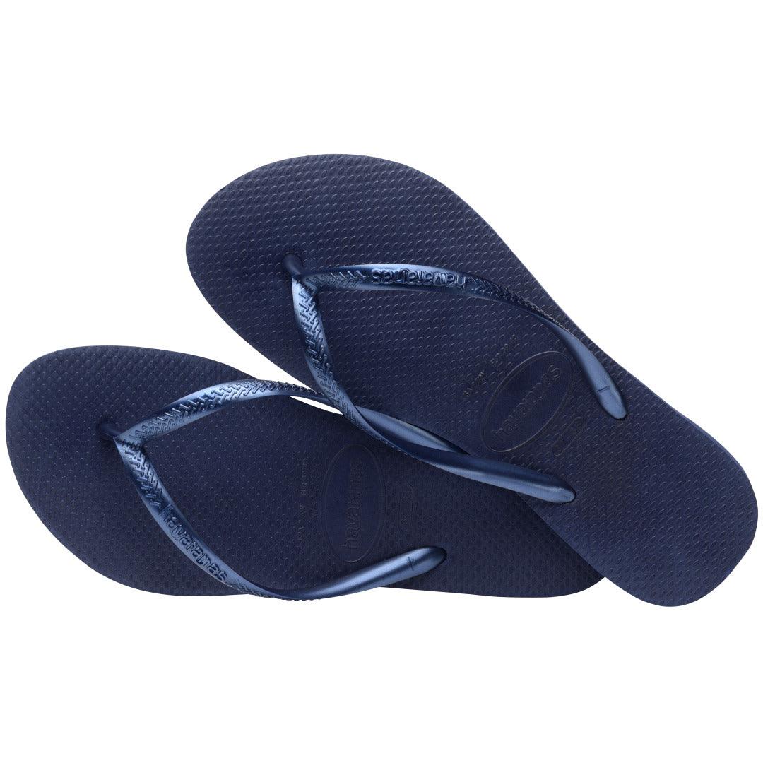 Chinelo Havaianas Slim Azul Marinho Feminino: Clássico, Leve, Confortável e Versátil