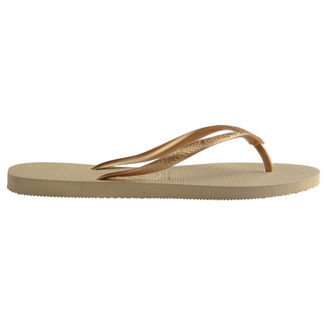 Chinelo Havaianas Slim Bege: Conforto Leve, Estilo Delicado, Perfeito para o Verão