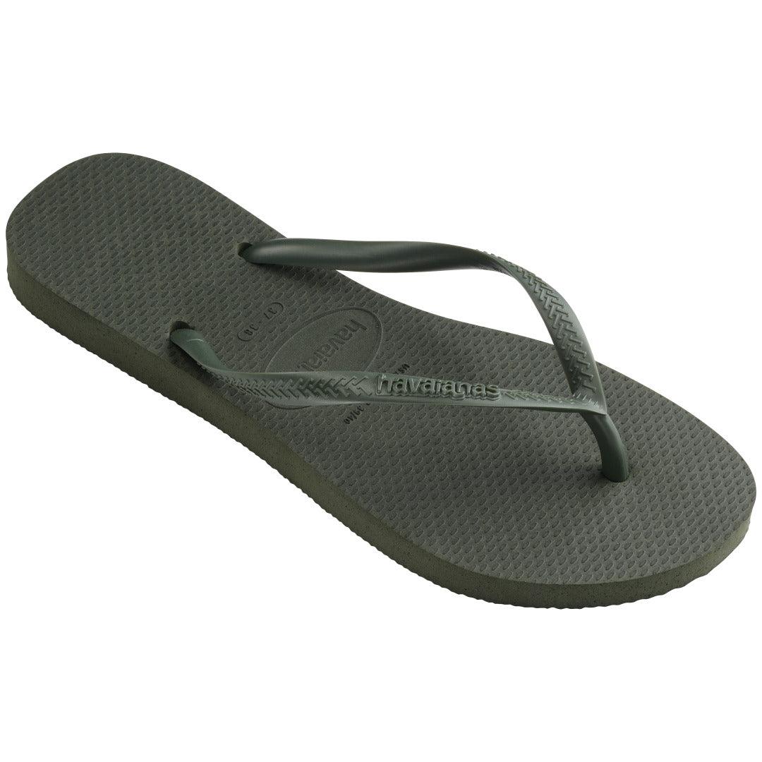Chinelo Havaianas Slim Verde Olive: Conforto Leve, Estilo Delicado Verão