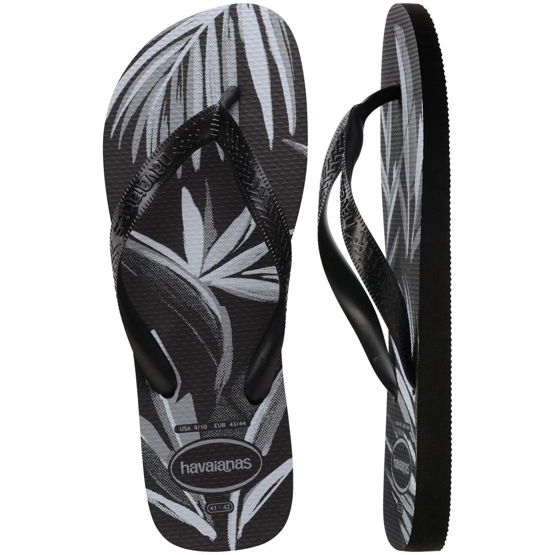Chinelo Havaianas Aloha Preto: Conforto Tropical e Estampa Vibrante de Verão