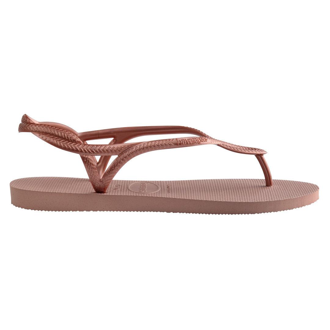 Rasteirinha Havaianas Luna Rosa Crocus: Conforto e Estilo para Seus Pés