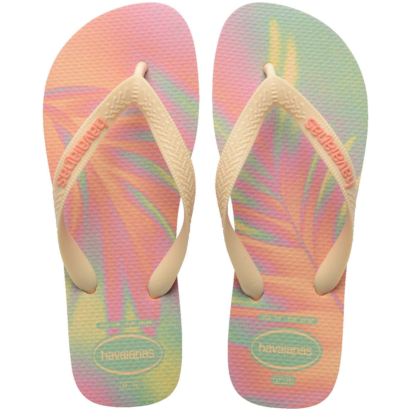 Chinelo Havaianas Top Fashion: Conforto Degradê Solar e Tiras Vibrantes
