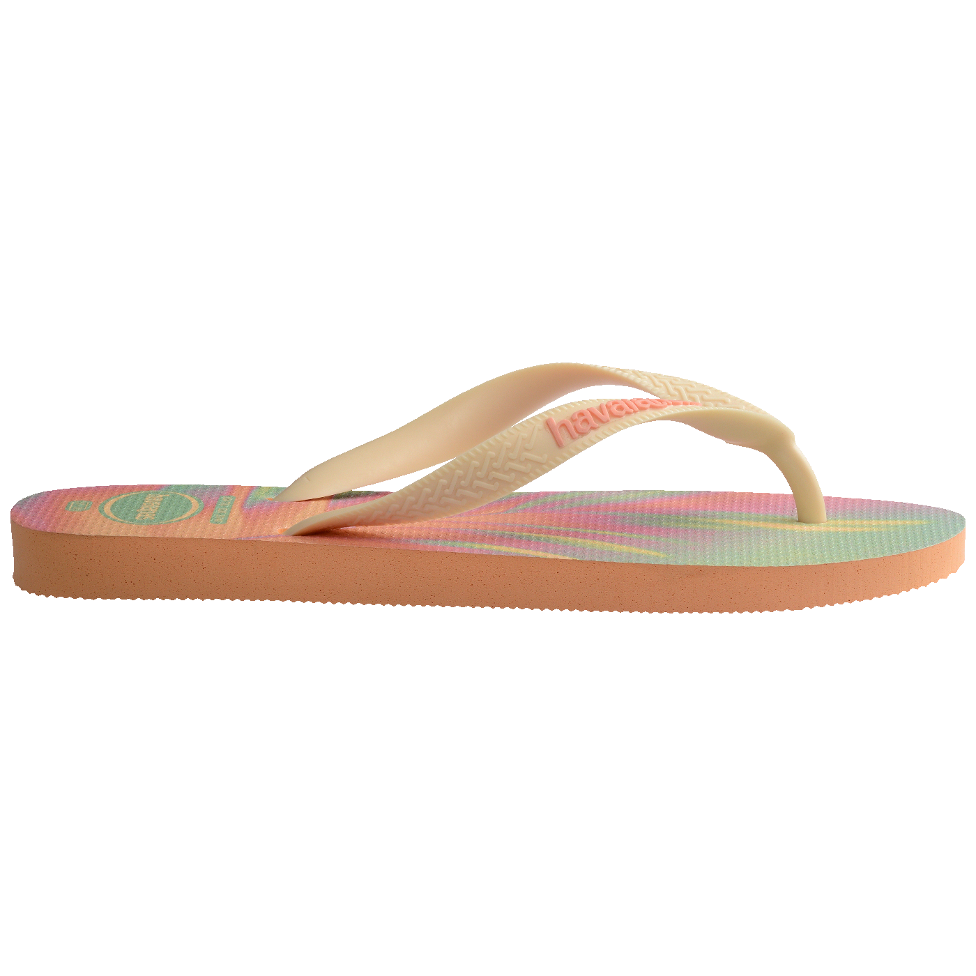 Chinelo Havaianas Top Fashion: Conforto Vibrante, Estampa Degradê Incrível e Logo Pop-up