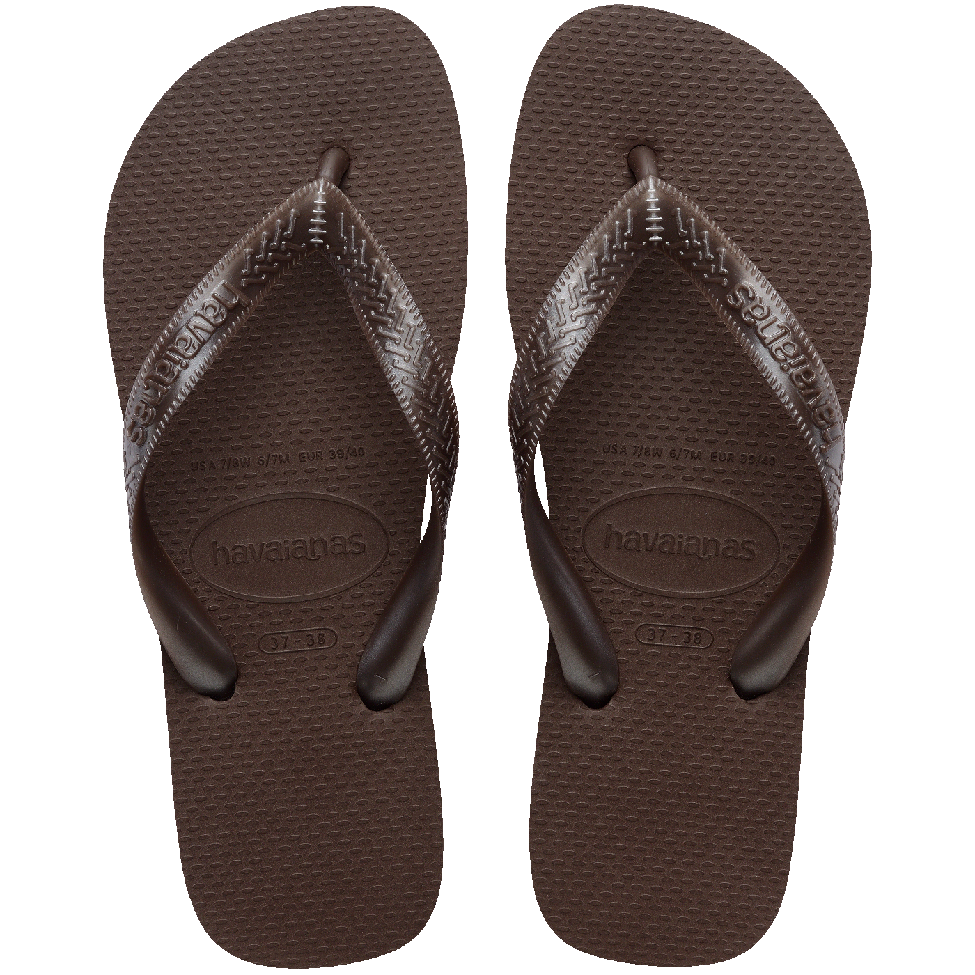 Chinelo Havaianas Top Tiras Metálicas Café: Estilo Moderno para Verão Confortável
