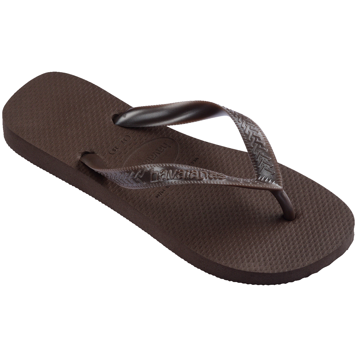 Chinelo Havaianas Top Tiras Metálicas Café: Estilo Moderno para Verão Confortável