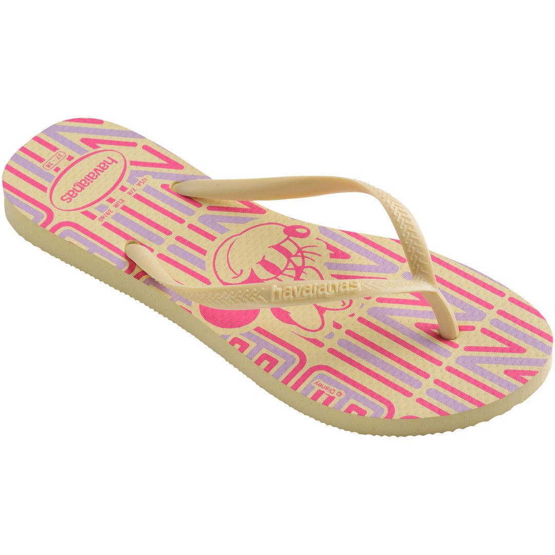 Havaianas Slim Disney Buttercream: Chinelo Moderno, Conforto e Magia Mickey & Minnie