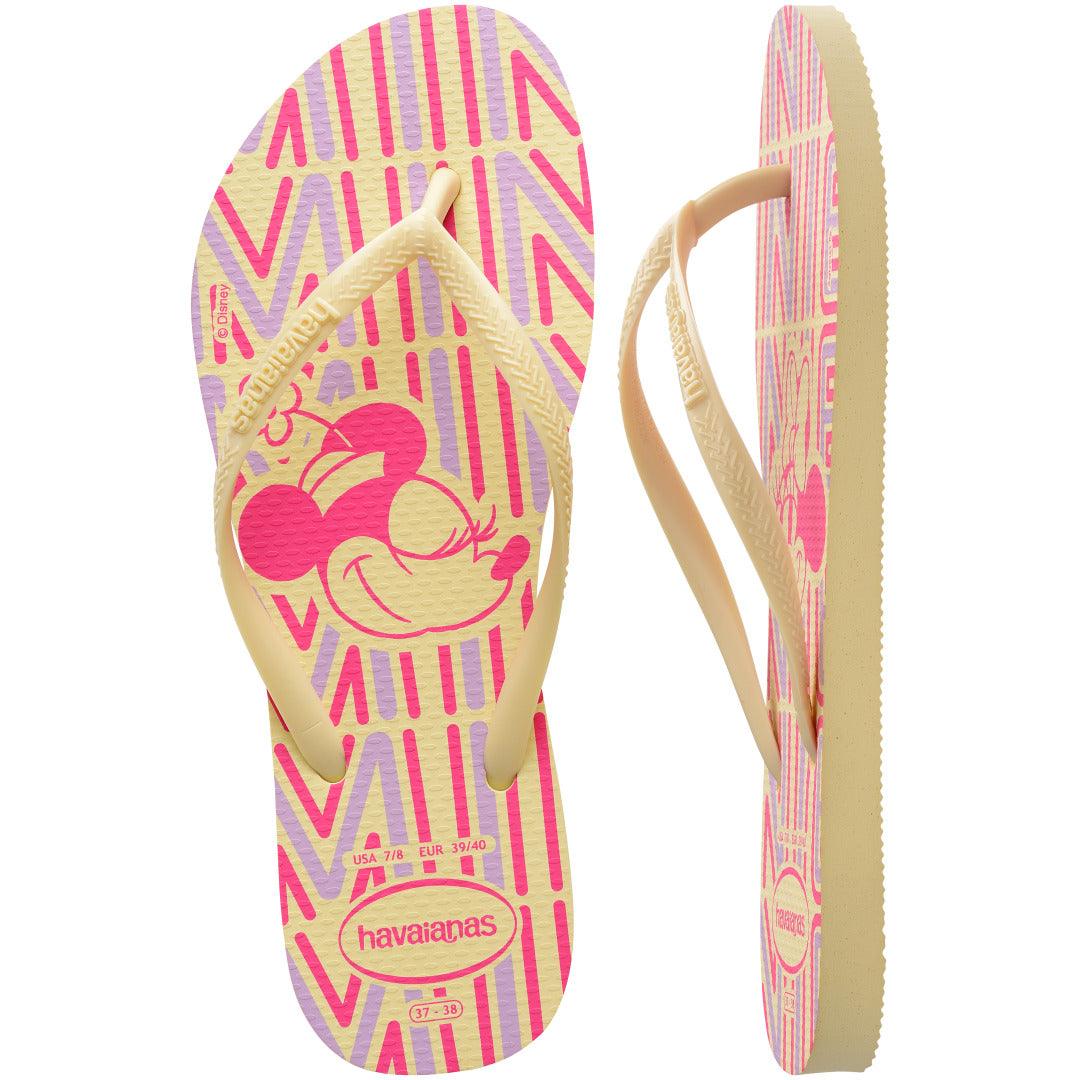 Havaianas Slim Disney Buttercream: Chinelo Moderno, Conforto e Magia Mickey & Minnie