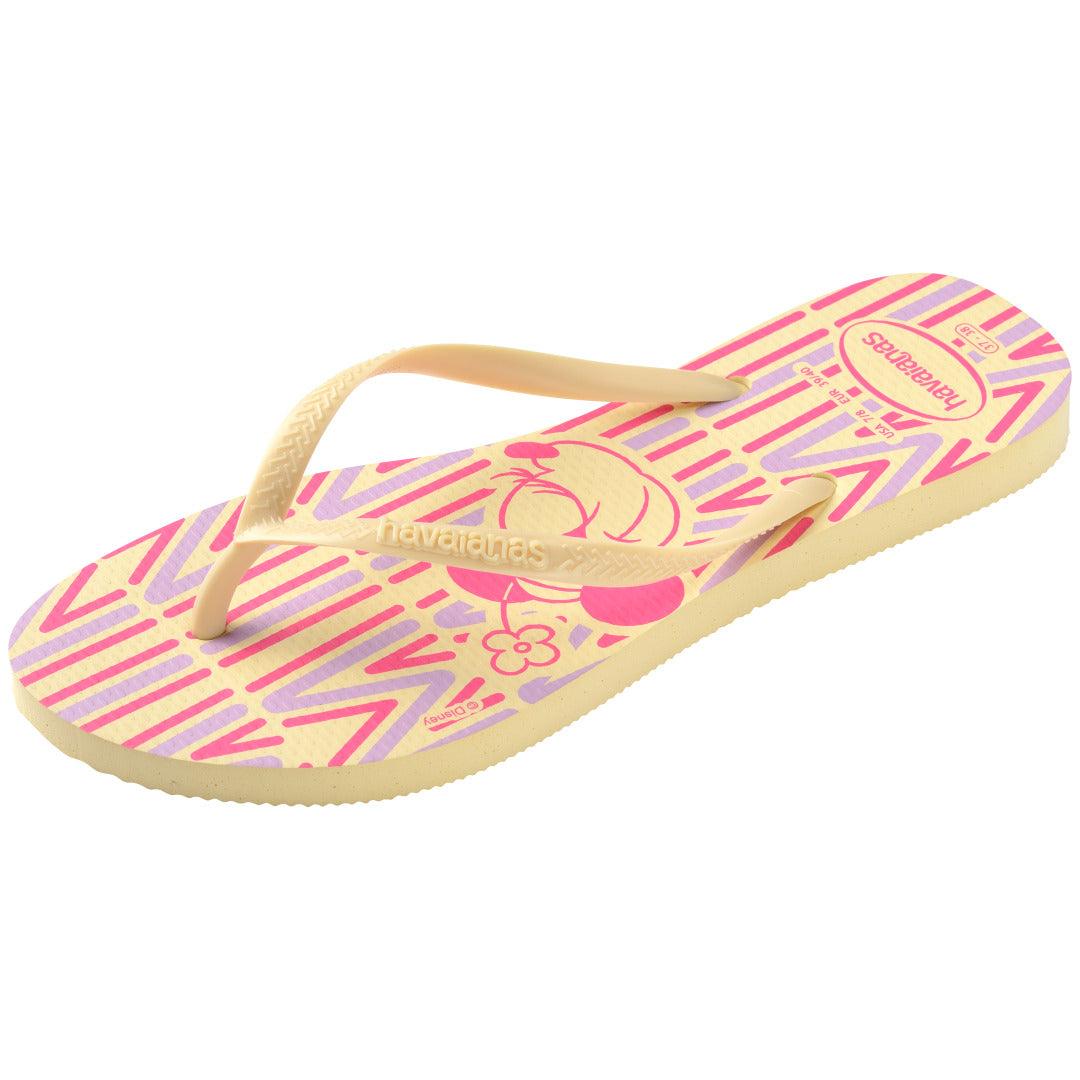Havaianas Slim Disney Buttercream: Chinelo Moderno, Conforto e Magia Mickey & Minnie