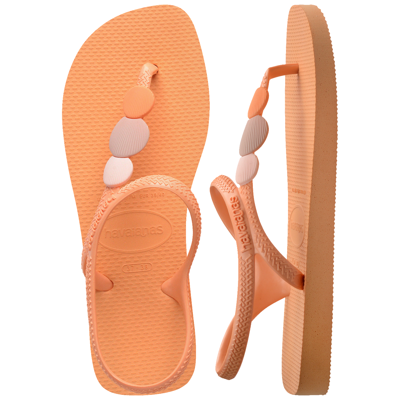 Rasteirinha Havaianas Flash Urban Plus Feminina Pêssego: Conforto e Estilo para o Verão