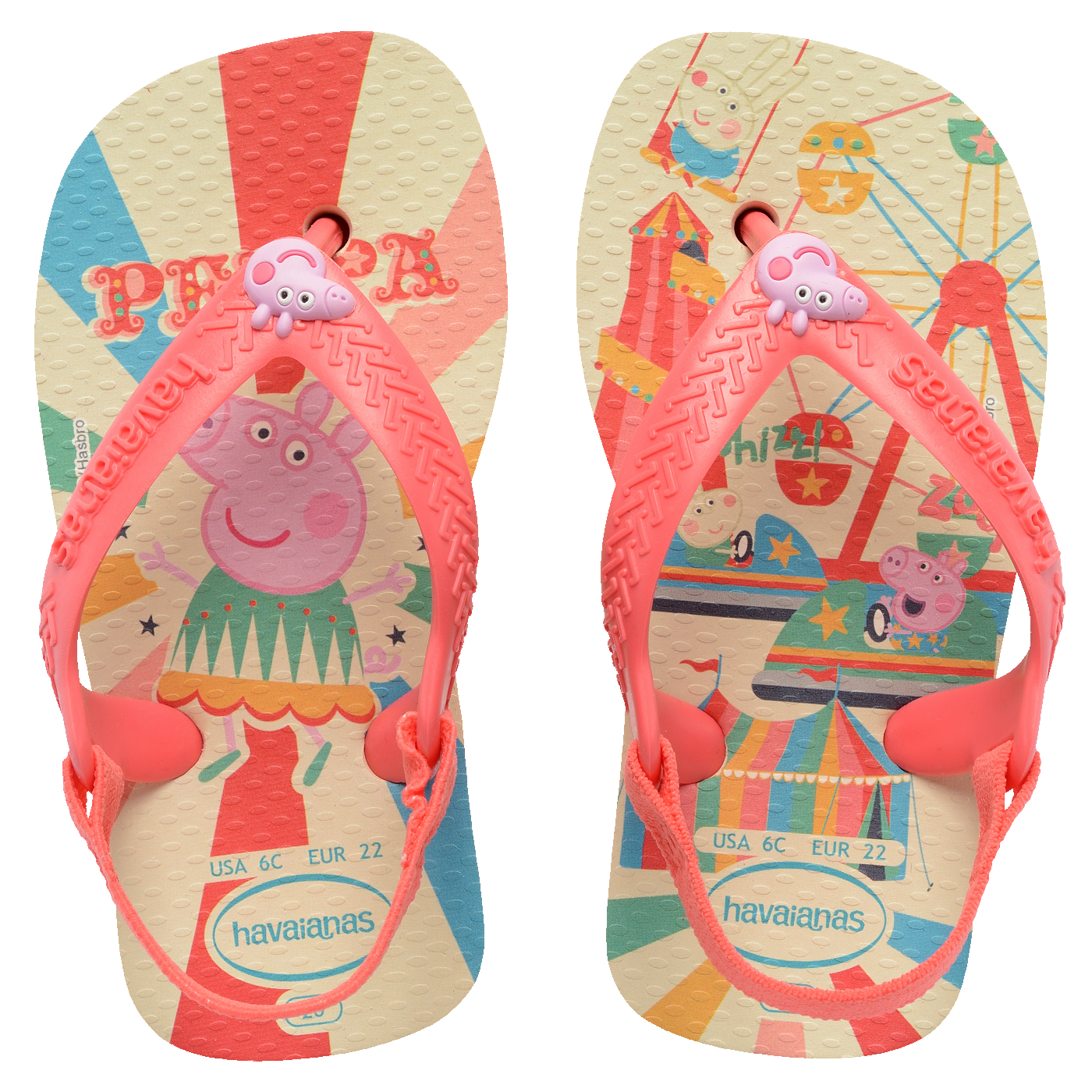Havaianas Baby Peppa Pig: Chinelo Infantil Confortável com Elástico para Segurança