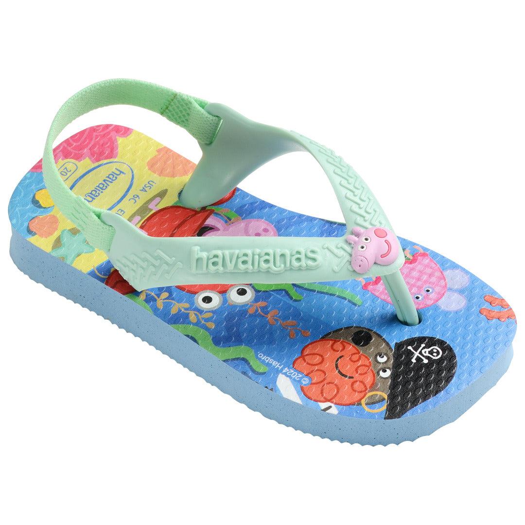 Chinelo Havaianas Baby Peppa Pig Azul Lavanda: Conforto e Segurança para Pequenos Pés