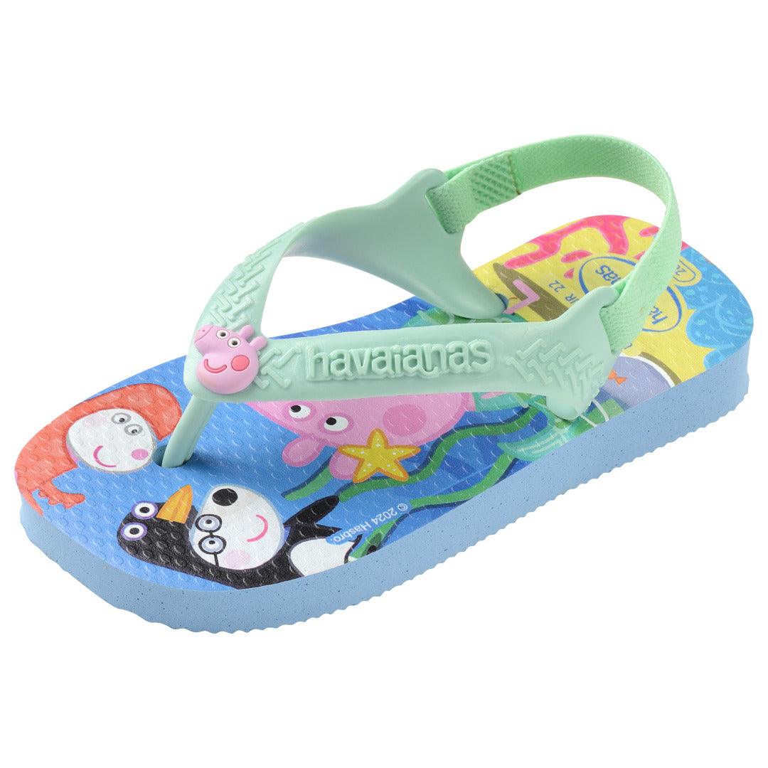 Chinelo Havaianas Baby Peppa Pig Azul Lavanda: Conforto e Segurança para Pequenos Pés