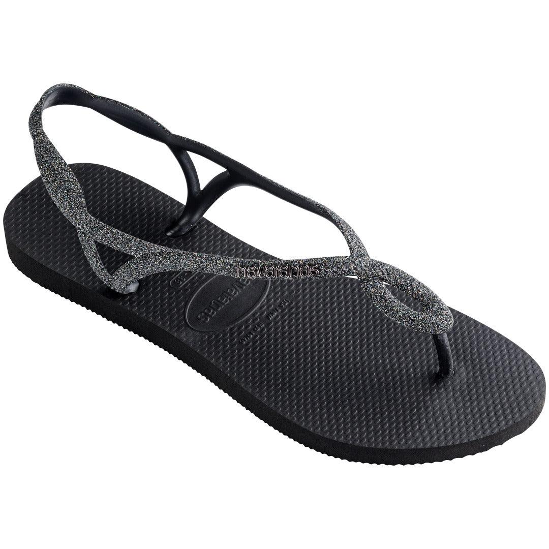 Rasteirinha Havaianas Luna Premium Feminina: Tiras Cruzadas, Brilho, Conforto e Estilo