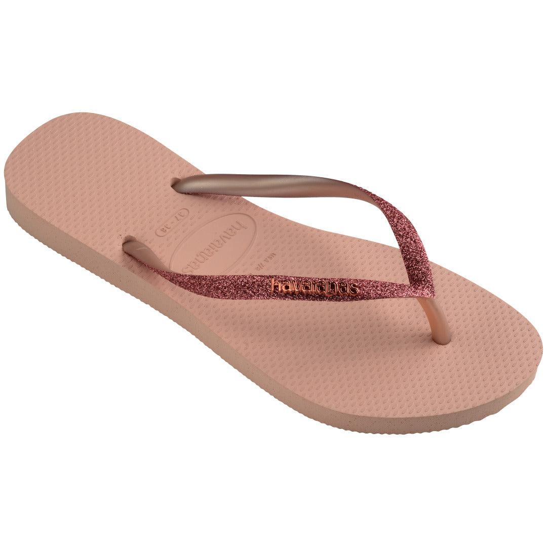 Havaianas Slim Glitter II Rosa: Chinelo Feminino Brilhante, Confortável e Versátil