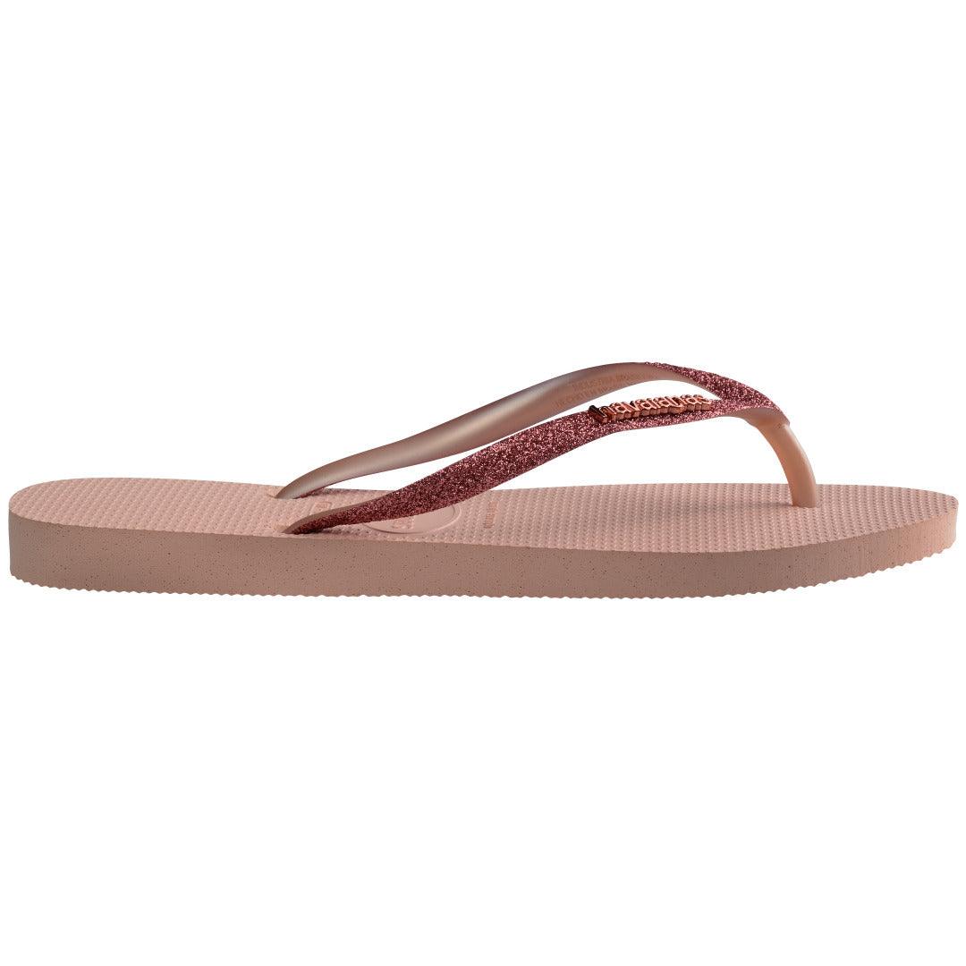 Havaianas Slim Glitter II Rosa: Chinelo Feminino Brilhante, Confortável e Versátil