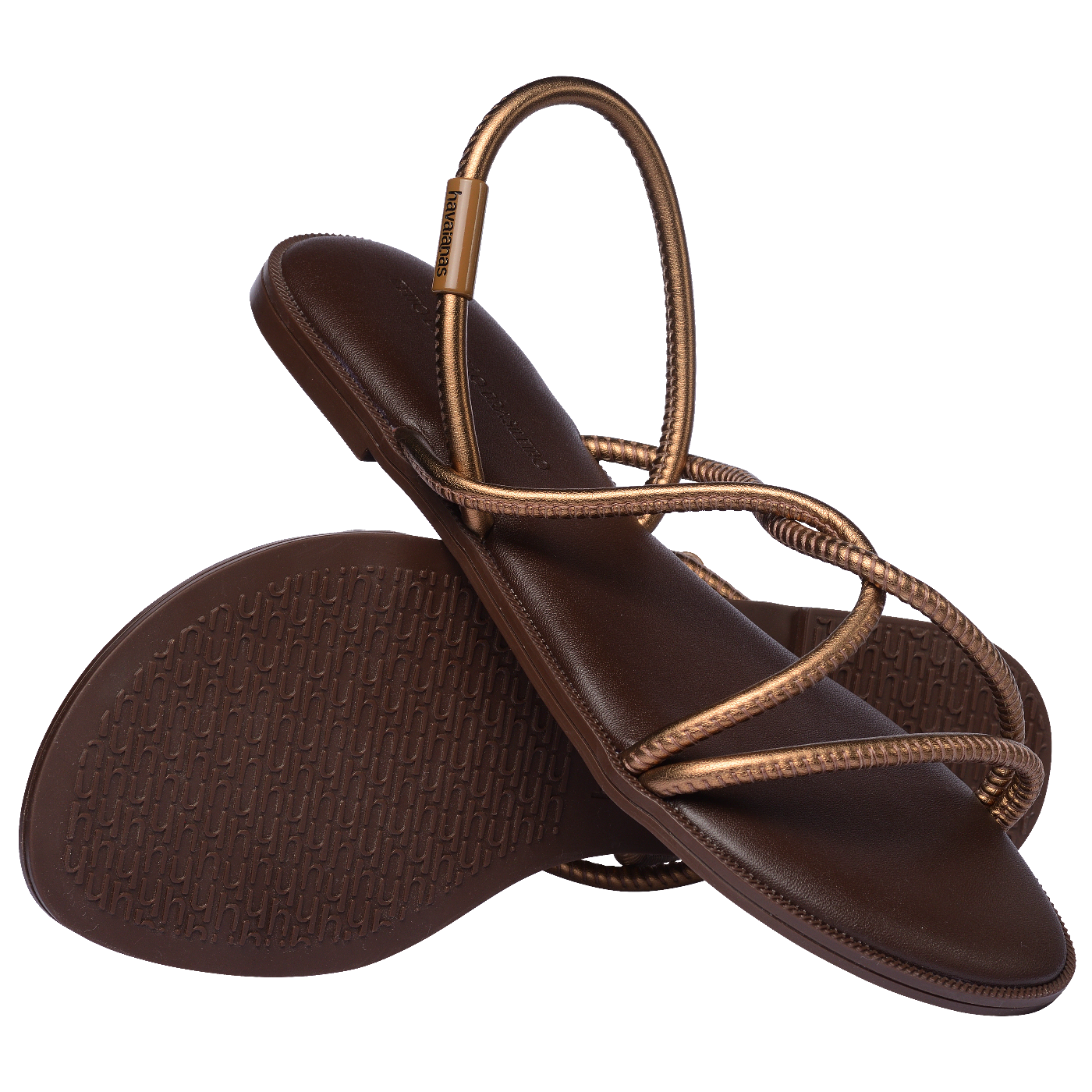 Rasteirinha Havaianas Una Manga Feminina Confortável Estilosa Verão Praia Piscina Leve