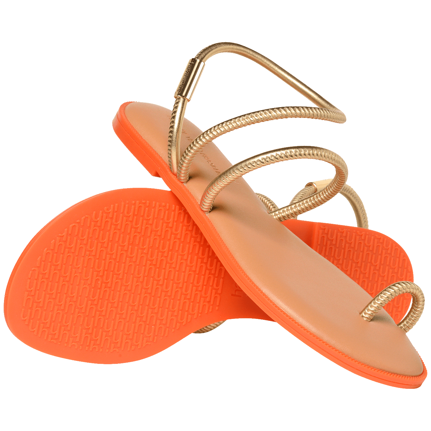 Rasteirinha Havaianas Una Pitanga Dourada: Conforto, Estilo Minimalista e Brilho Feminino