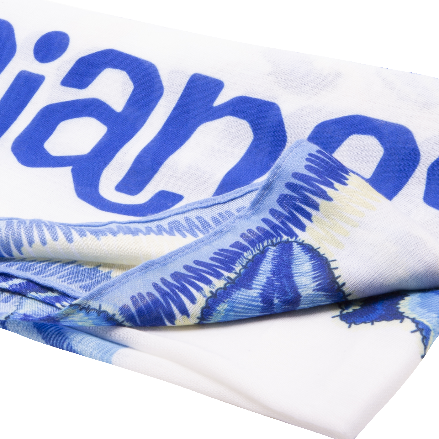 Canga Havaianas Azul Floral Versátil Estilosa Praia Piscina Verão Autêntico