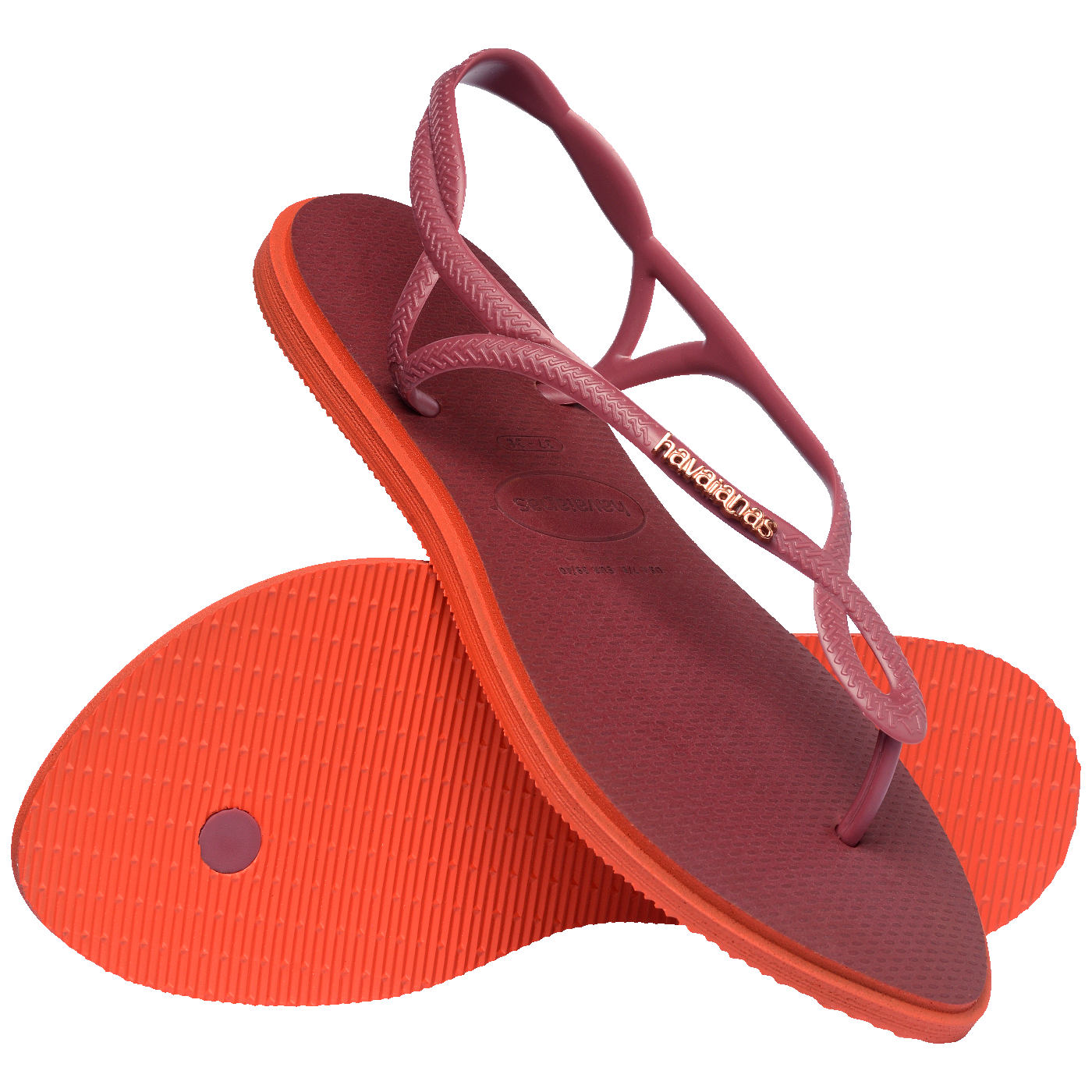 Rasteirinha Havaianas Luna Point Bico Pontudo Moderna Delicada Confortável Estilosa