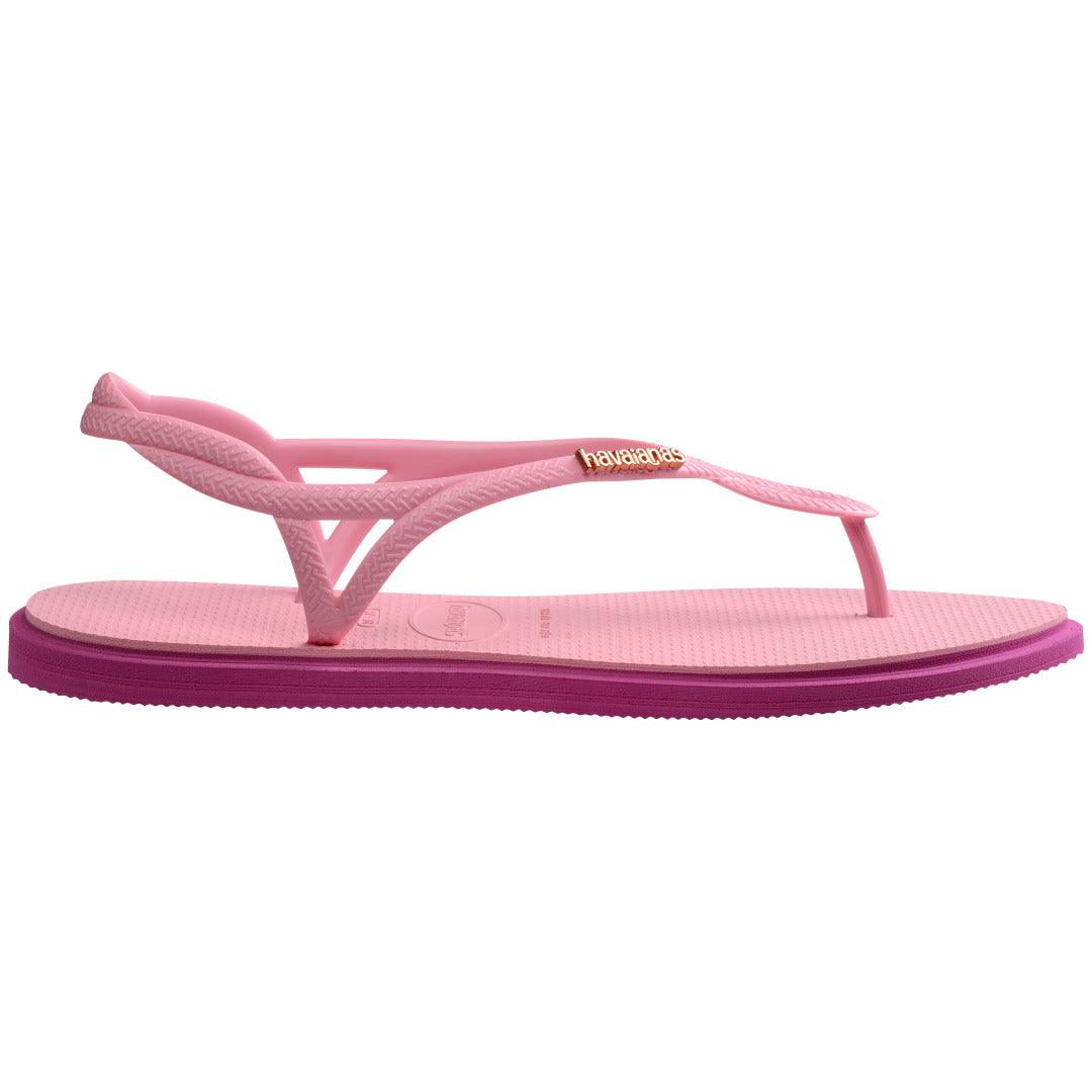 Rasteirinha Havaianas Luna Point Rosa Glow: Elegância, Conforto e Bico Tendência