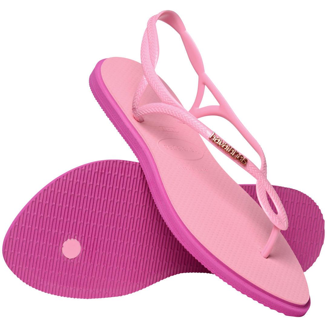 Rasteirinha Havaianas Luna Point Rosa Glow: Elegância, Conforto e Bico Tendência