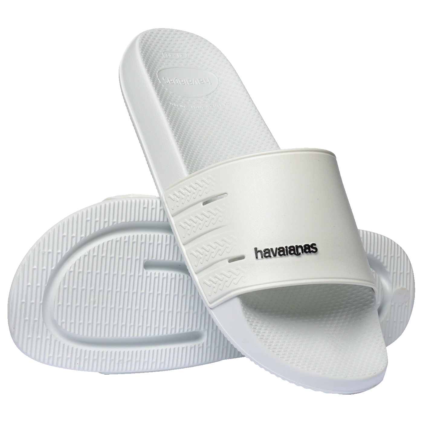 Chinelo Slide Havaianas Zero Branco: Conforto Leve, Estilo Versátil para o Verão