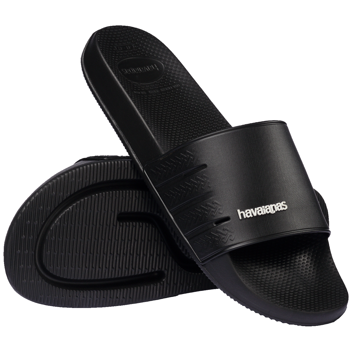 Slide Havaianas Zero Unissex Preto Leve Confortável Casual Verão