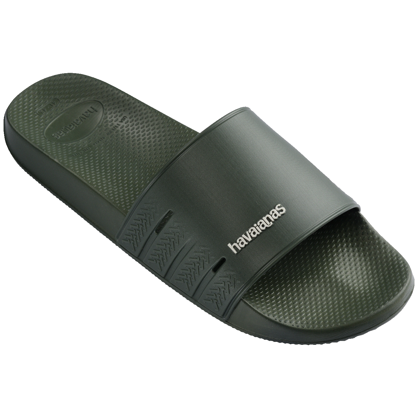 Chinelo Slide Havaianas Zero Unissex Verde Olive Conforto Leve Durável Verão