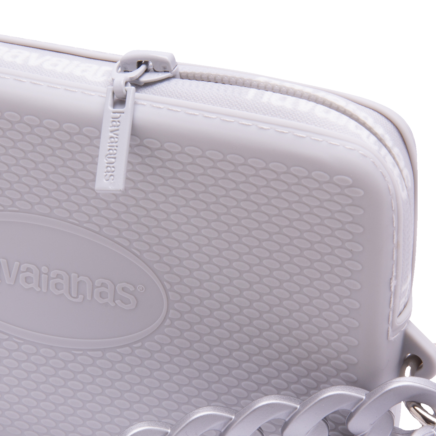 Mini Bolsa Havaianas Chain Cromada Prática Elegante Acessório Versátil Estilo Moderno