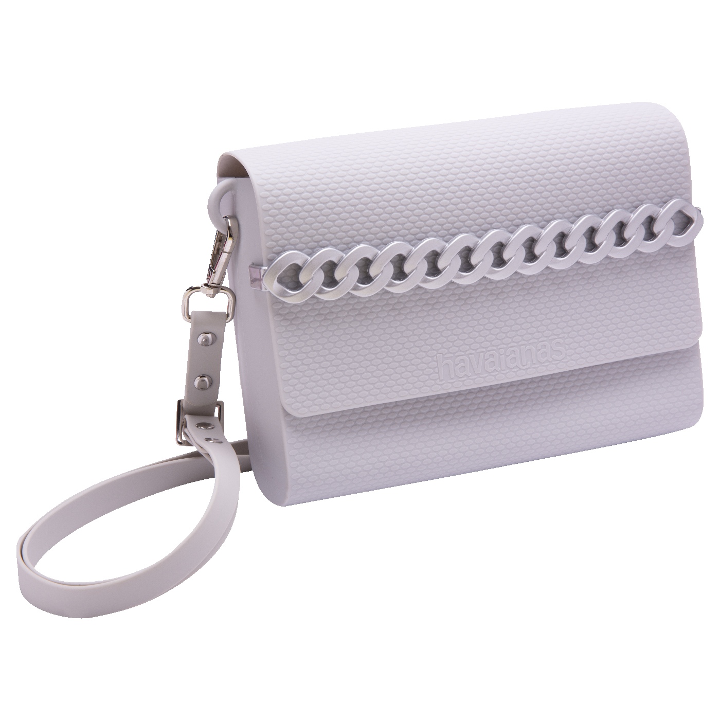 Bolsa Casual Havaianas Correntes Cromadas: Estilo Prático e Versátil para seus Essenciais