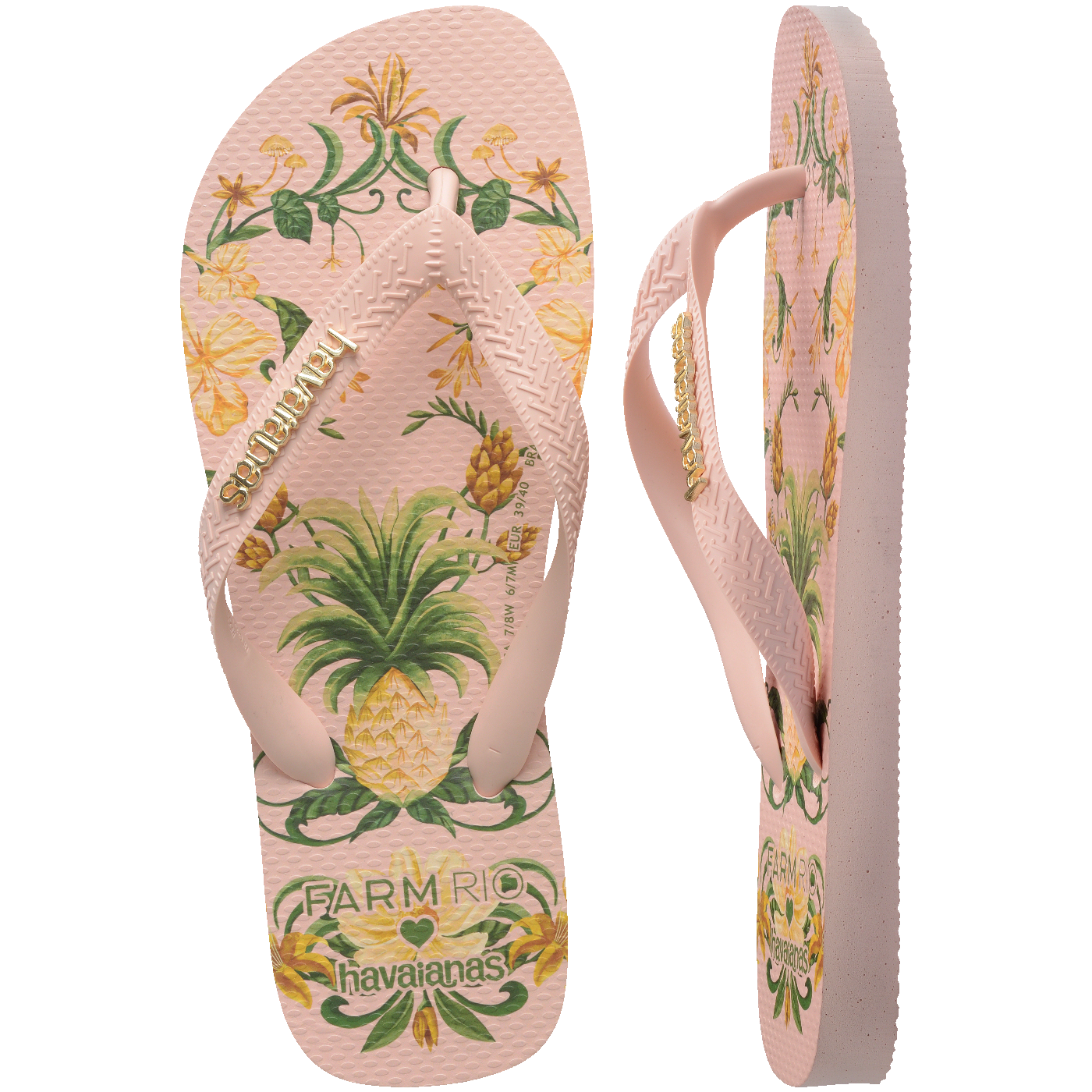 Chinelo Havaianas Farm Beleza de Abacaxi: Estilo Tropical, Conforto e Design Exclusivo