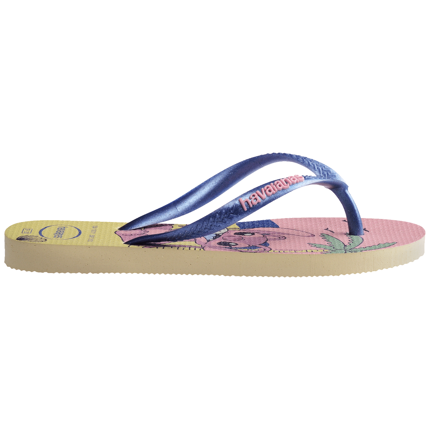 Chinelo Infantil Havaianas Slim Glitter Stitch: Tiras Metálicas, Conforto e Fofura