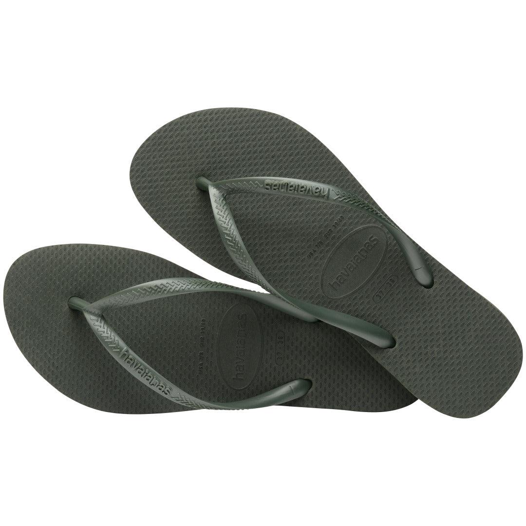 Chinelo Havaianas Slim Verde Olive: Conforto Leve, Estilo Delicado Verão