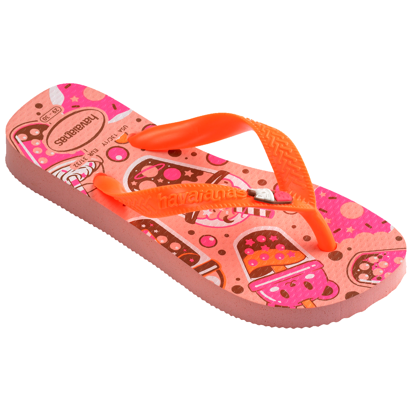 Chinelo Infantil Havaianas Fantasy: Conforto Mágico com Unicórnios e Borboletas Coloridas