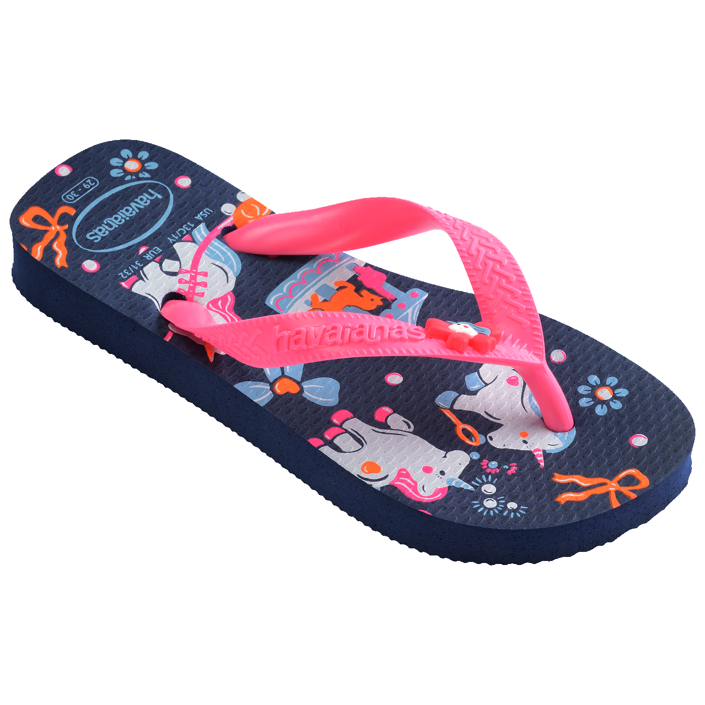 Chinelo Infantil Havaianas Fantasy: Unicórnio Mágico e Borboletas Coloridas para Crianças