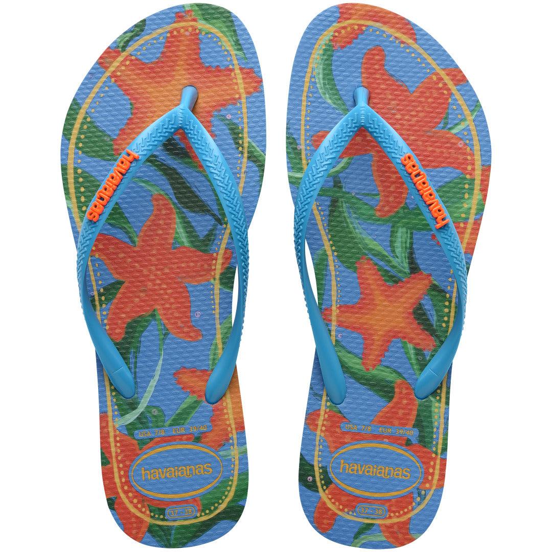 Chinelo Havaianas Slim Tropical Feminino Confortável, Leve e Estiloso para o Verão