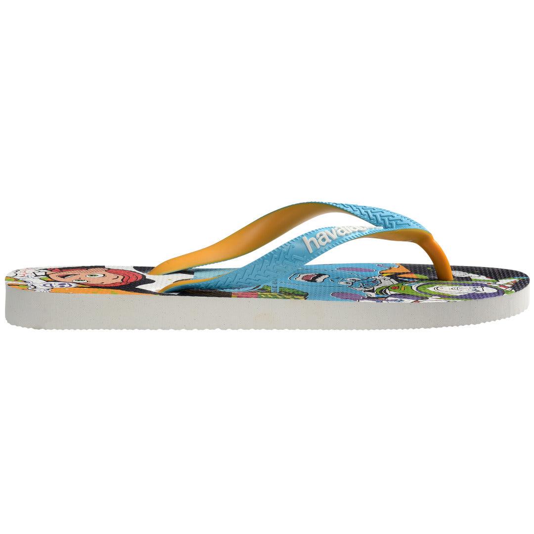 Chinelo Havaianas Disney Estiloso Confortável Tiras Largas Bicolores Mickey Pixar Original