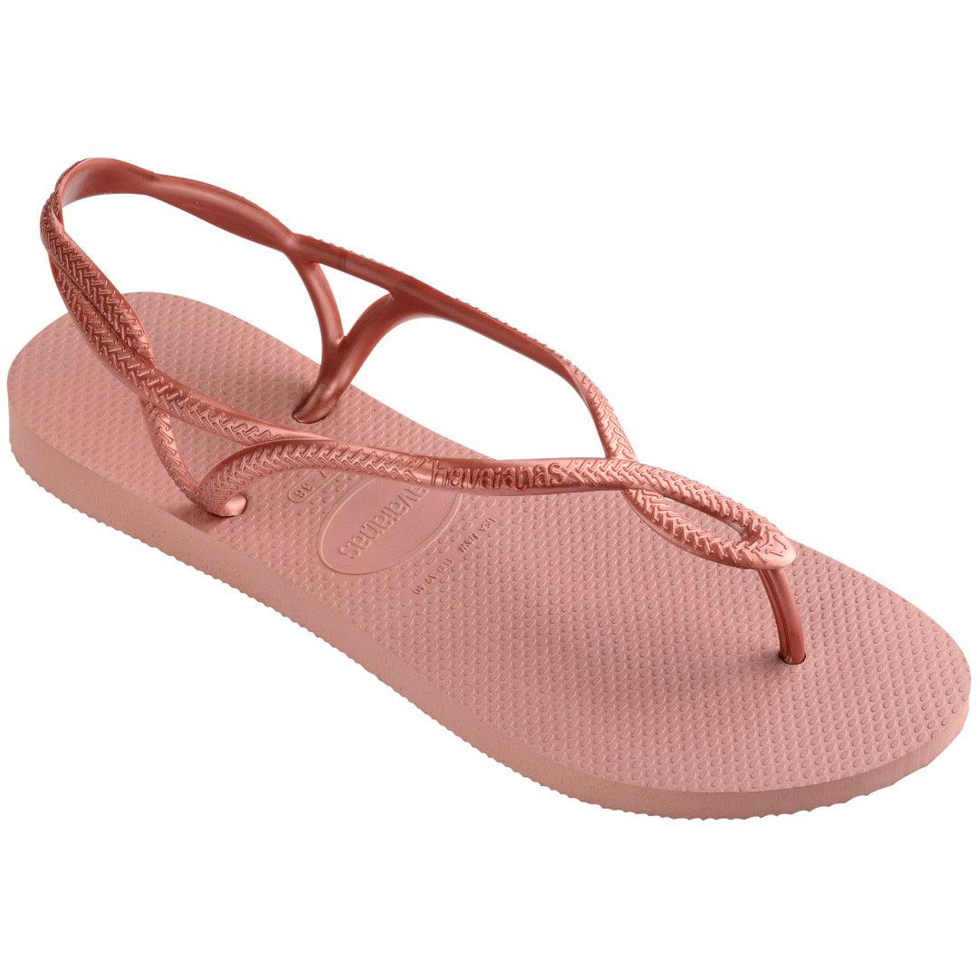 Rasteirinha Havaianas Luna Rosa Crocus: Conforto e Estilo para Seus Pés