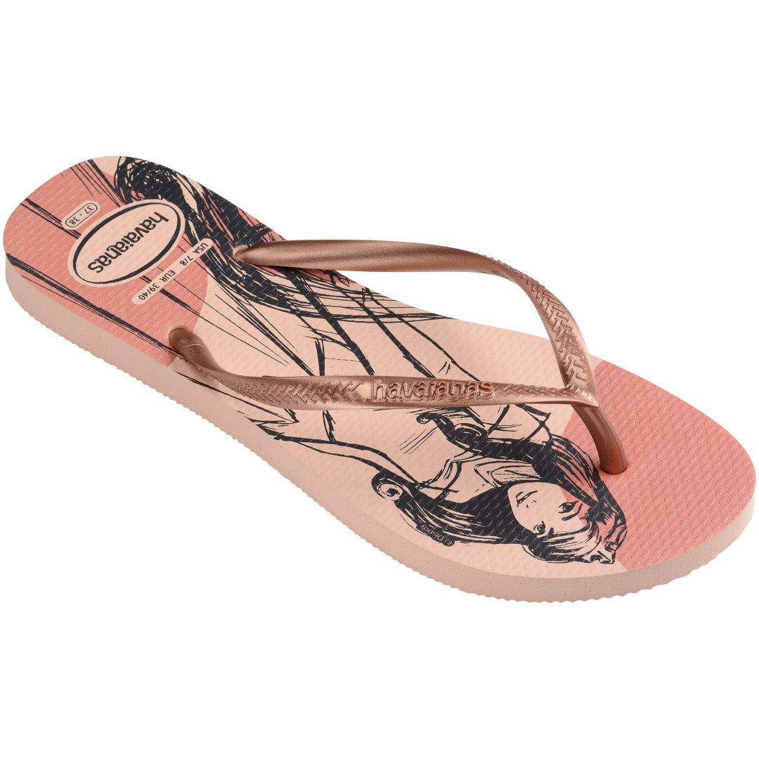 Havaianas Slim Princesas Disney: Chinelo Feminino Confortável e Estiloso para Seus Pés