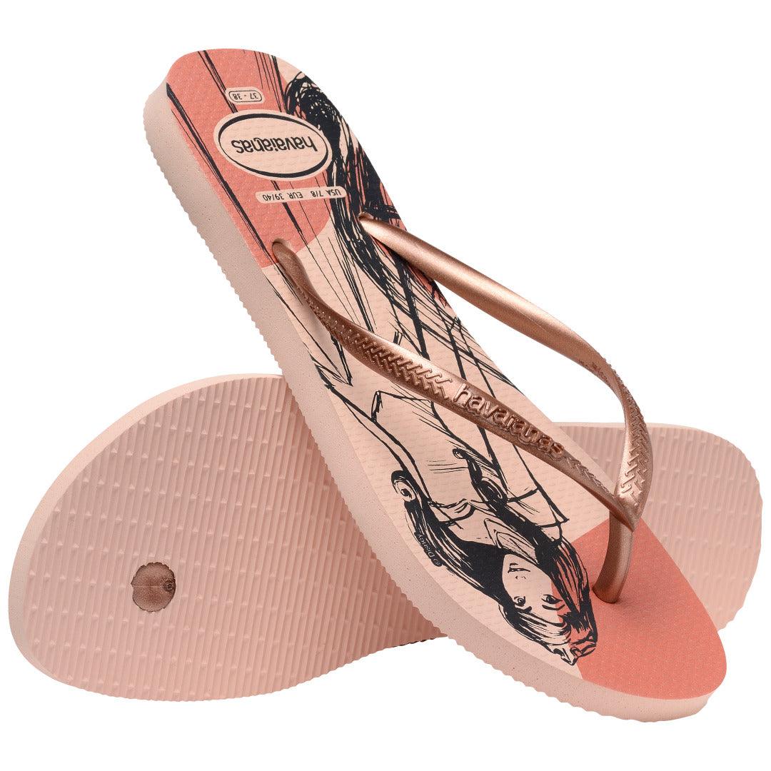 Havaianas Slim Princesas Disney: Chinelo Feminino Confortável e Estiloso para Seus Pés