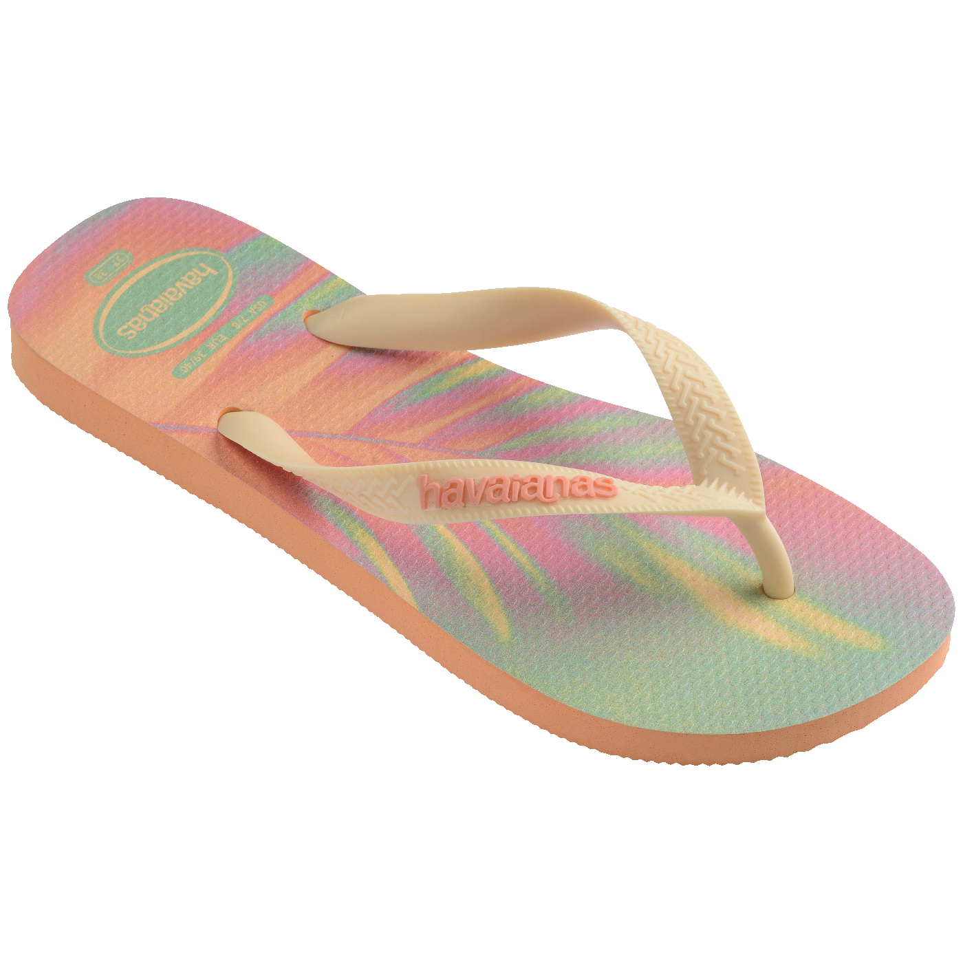 Chinelo Havaianas Top Fashion: Conforto Vibrante, Estampa Degradê Incrível e Logo Pop-up