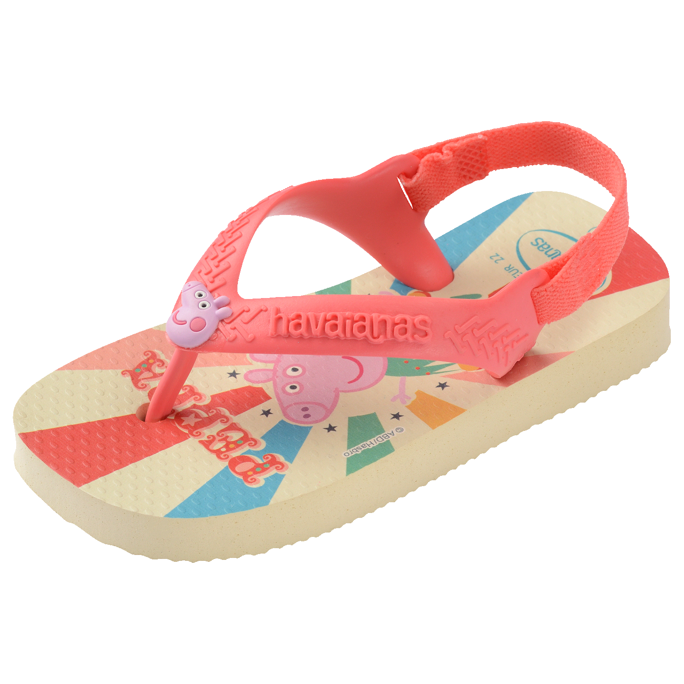 Havaianas Baby Peppa Pig: Chinelo Infantil Confortável com Elástico para Segurança