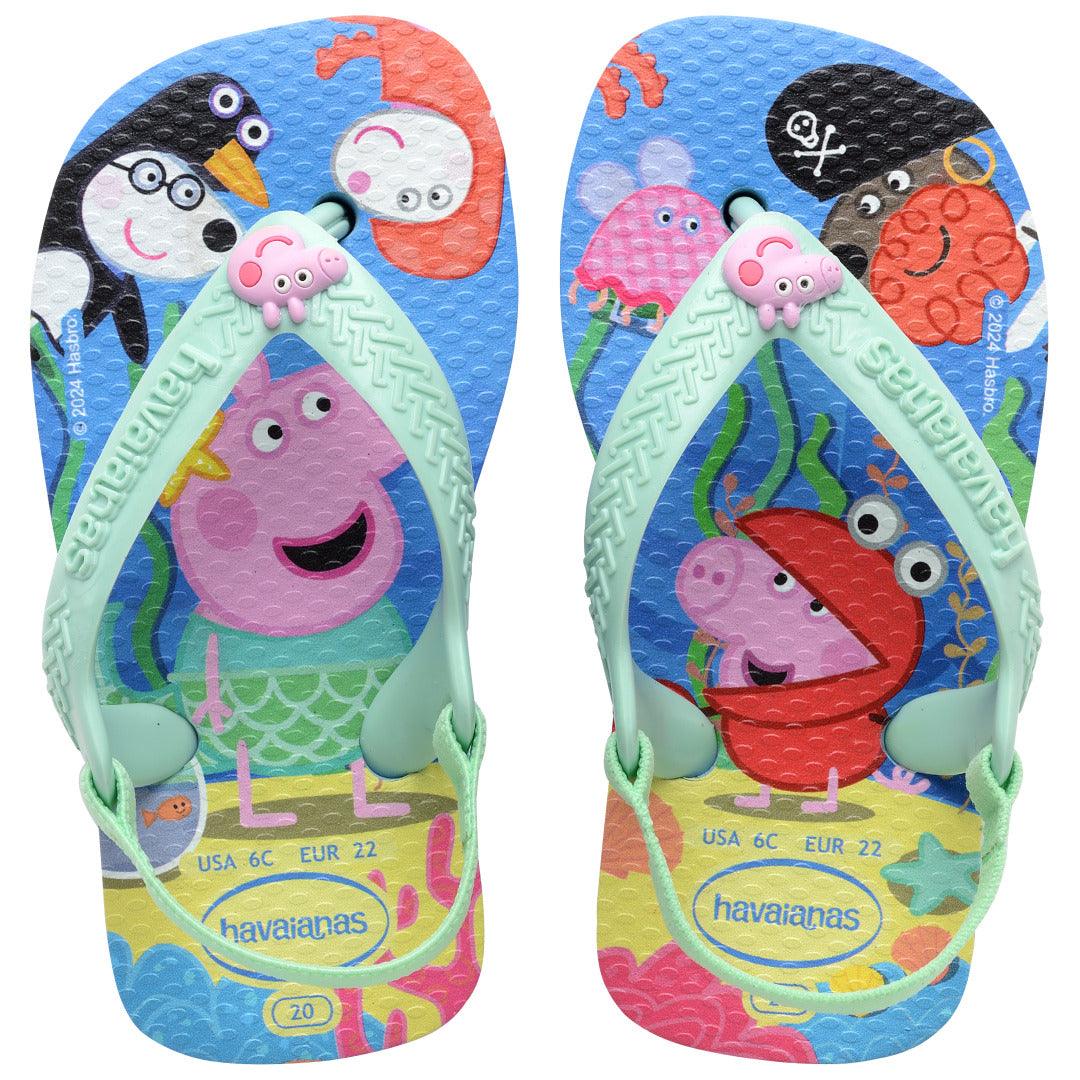 Chinelo Havaianas Baby Peppa Pig Azul Lavanda: Conforto e Segurança para Pequenos Pés