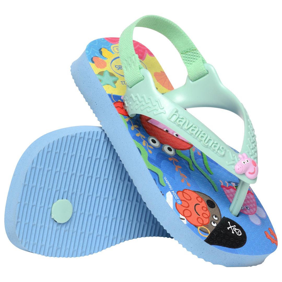 Chinelo Havaianas Baby Peppa Pig Azul Lavanda: Conforto e Segurança para Pequenos Pés