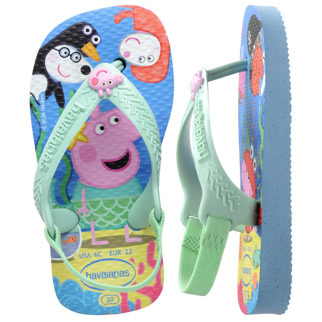 Chinelo Havaianas Baby Peppa Pig Azul Lavanda: Conforto e Segurança para Pequenos Pés