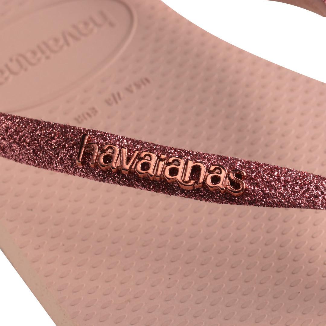 Havaianas Slim Glitter II Rosa: Chinelo Feminino Brilhante, Confortável e Versátil
