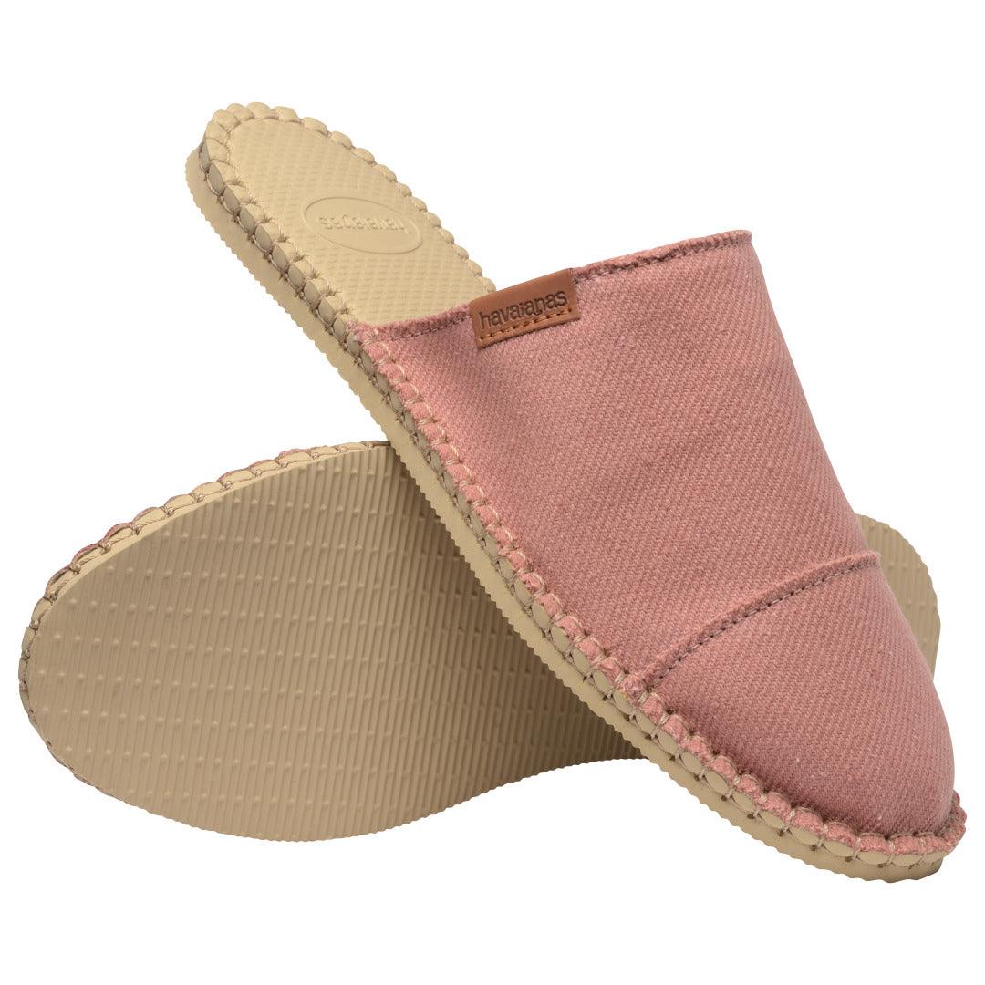 Alpargatas Havaianas Mule II Rosa Crocus Conforto Reciclado Algodão BCI Prático
