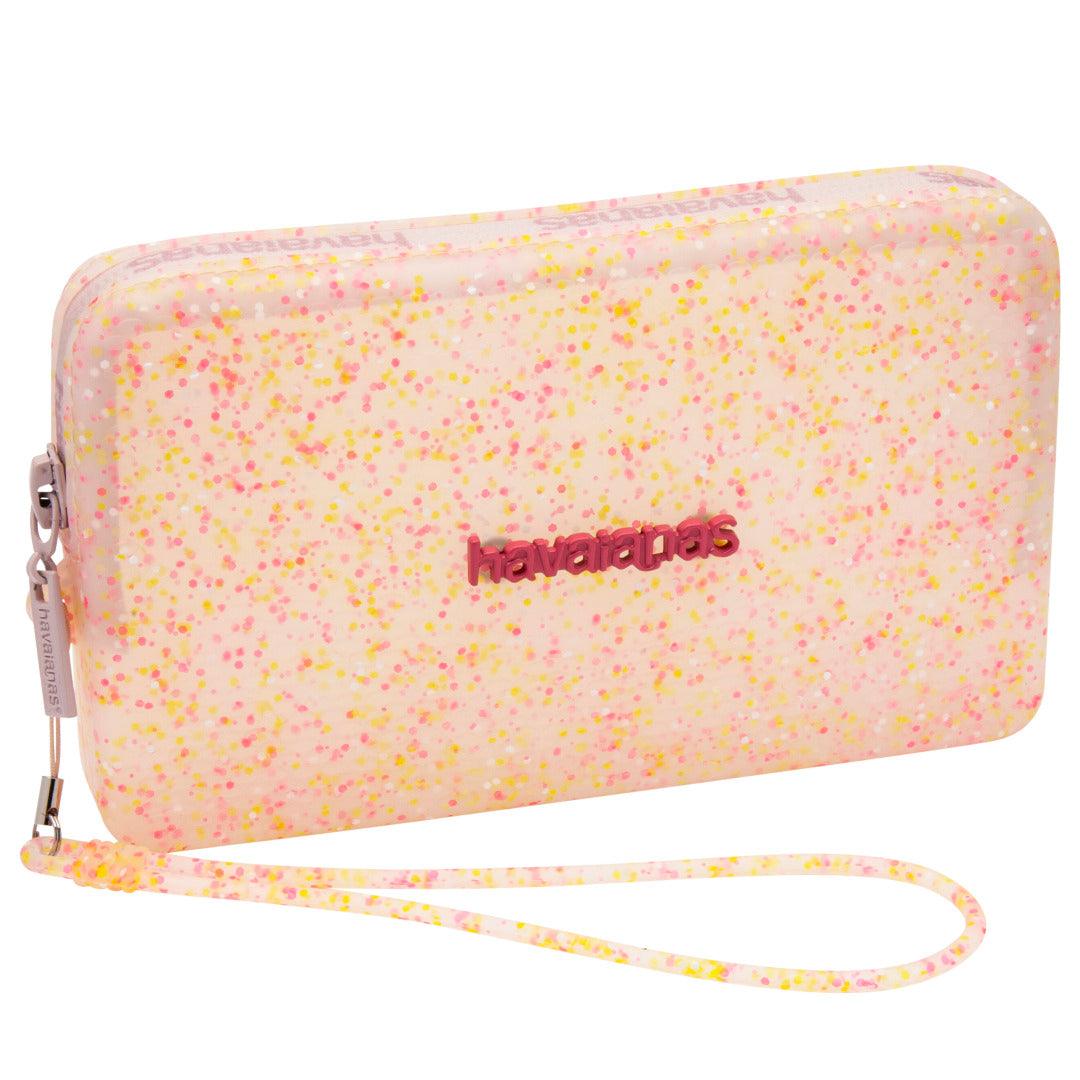 Mini Bolsa Havaianas Super Glitter Rosa: Acessório Chique Transparente para Brilhar