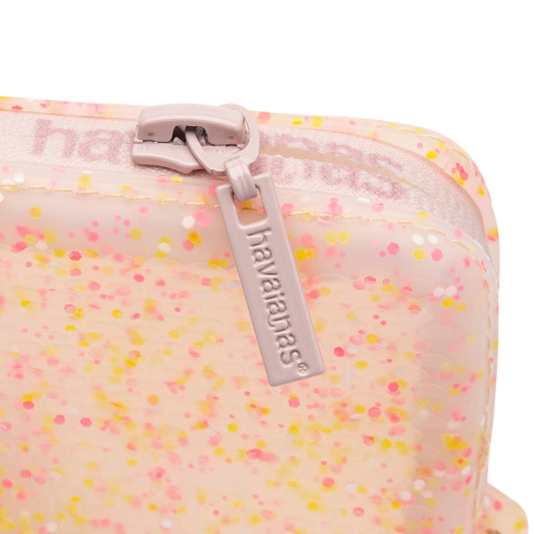 Mini Bolsa Havaianas Super Glitter Rosa: Acessório Chique Transparente para Brilhar